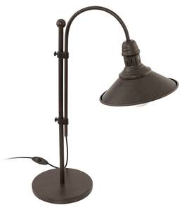 Lampe de chevet STOCKBURY Marron - Métal - 21 x 55 x 41 cm