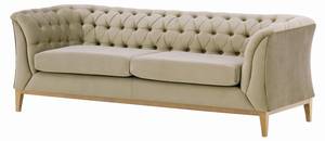 2,5-Sitzer-Sofa Chesterfield Modern Wood Beige