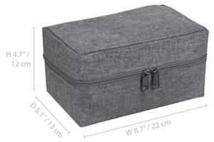 Accessories Organizer TRAVEL Grau - Textil - 13 x 12 x 22 cm