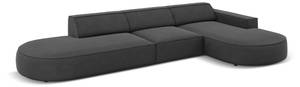 Ecksofa JODIE 4 Sitzplätze Grau