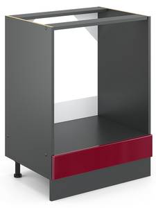 Meuble pour four R-Line 34924 Anthracite - Bordeaux brillant