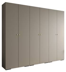 Armoire à portes battantes Inova 2 Doré - Gris - 6 portes