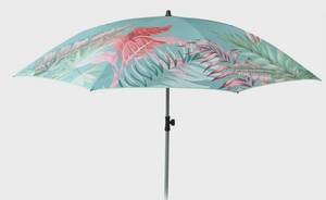 Sonnenschirm Strandschirm UV-Schutz 40+ Pink - Metall - Textil - 175 x 210 x 175 cm