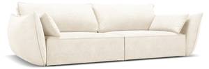 Sofa KAELLE 3 Sitzplätze Hochglanz Beige