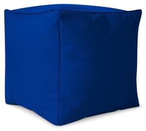 Sitzsack-Hocker Pouf "Cube" 40x40x40cm Blau