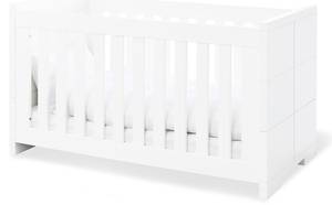 Kinderbett Polar Weiß - Holzwerkstoff - 76 x 82 x 148 cm