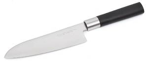 Santoku-Messer Wasabi Black Schwarz - Metall - 1 x 1 x 29 cm