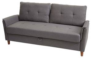 3er Sofa H23 Grau - Textil - 178 x 87 x 78 cm
