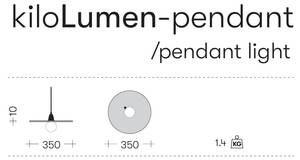 Pendelleuchte LUMEN - PENDANT Bordeaux