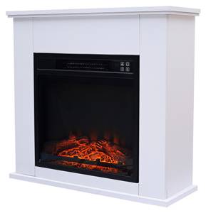 Elektrischer Kamin CHE-610 Schwarz - Glas - 63 x 63 x 24 cm