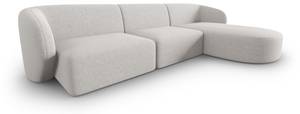 modulares Ecksofa SHANE 4 Sitzplätze Silber