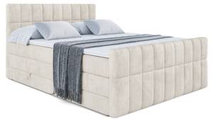 Boxspringbett MIAMI-Z KING Beige - Breite: 200 cm