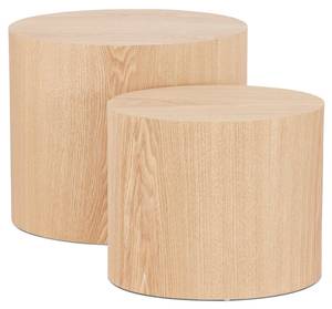 Set Mit 2 Beistelltischen SOKLE Beige