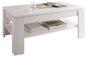 Table basse SAULER Blanc - Bois manufacturé - 110 x 47 x 65 cm