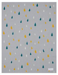 Kinderdecke Regentropfen Textil - 100 x 1 x 80 cm