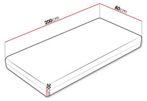 Schaumstoffmatratze Bio Dynamic Breite: 80 cm