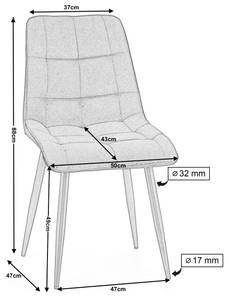 Esszimmerstuhl CHIC Grau