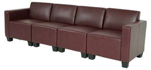 4-Sitzer Sofa Lyon Rotbraun