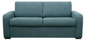 Schlafsofa BEVIS Blau - Textil - 96 x 88 x 198 cm