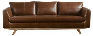 Sofa ALEGAN Braun - Echtleder - 90 x 82 x 213 cm