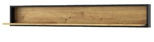 Wandregal Boston Braun - Holzwerkstoff - 22 x 150 x 20 cm