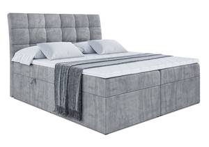 Boxspringbett BRUGO Grau - Breite: 160 cm - H3