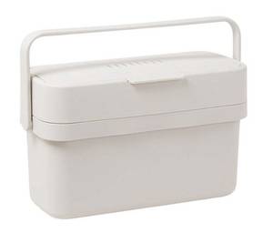 Composteur de cuisine Compo 4 Food Waste Gris - Matière plastique - 12 x 18 x 29 cm