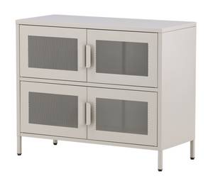 Buffet Nett 3 Beige - Métal - 90 x 75 x 40 cm