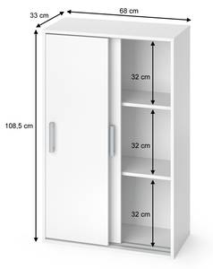 Kleiderschrank Falk 30290 Weiß