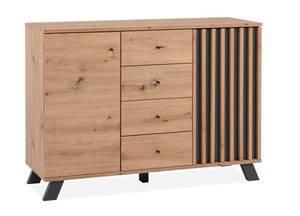 Kommode Medan 3403 Braun - Holzwerkstoff - 85 x 118 x 40 cm