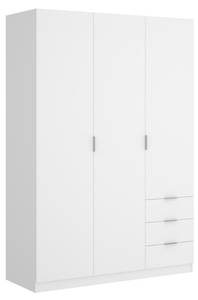 Kleiderschrank LISTOWEL Weiß - Holzwerkstoff - 52 x 184 x 121 cm