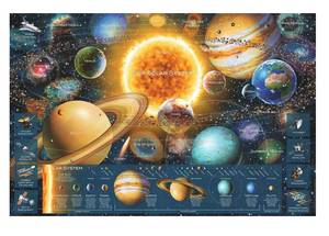 Puzzle Planeten Papier - 31 x 8 x 44 cm