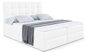 Boxspringbett APO Hochglanz Weiß - Breite: 180 cm - H4