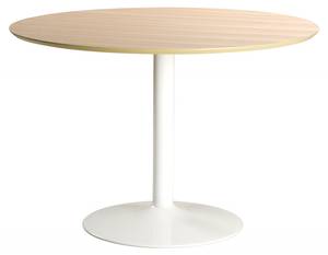 Table à manger Ibby Marron - En partie en bois massif - 110 x 74 x 110 cm