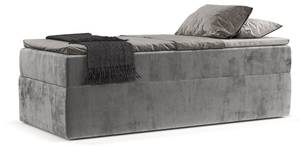 Boxspringbett Arden Grau - Breite: 100 cm - H3