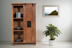 Highboard Vitrine LIBRO Braun - 90 x 150 cm