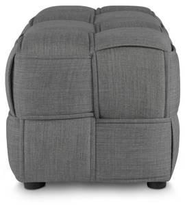 Pouf 2 places 1927 Gris - Textile - 86 x 40 x 43 cm