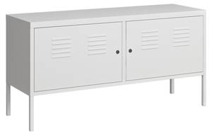 Sideboard Pyhtää Weiß - Metall - 118 x 60 x 40 cm