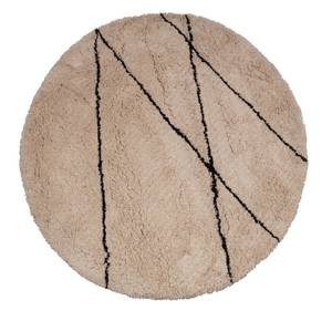 Tapis Ronde Cleo Blanc - Textile - 200 x 1 x 200 cm