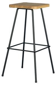 Barhocker BARNI Schwarz - Metall - 70 x 30 x 30 cm