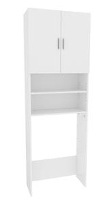 Waschmaschinenschrank Martha 40274 Weiß - Holzwerkstoff - 64 x 190 x 26 cm