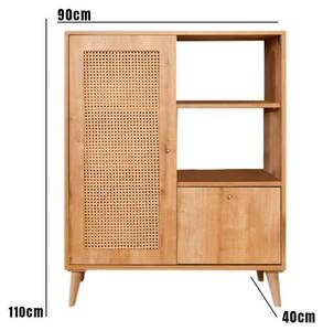 Kommode Astrion Braun - Holz teilmassiv - 40 x 110 x 90 cm