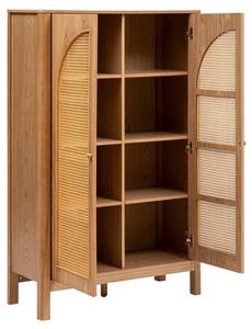 2-türiger Kleiderschrank TIRIA Braun - Massivholz - 40 x 150 x 92 cm