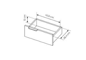 Sideboard RAVIN Schwarz - Eiche Dunkel