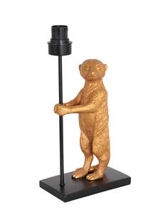 Dekorative Tischleuchte Set Animaux Gold - Hellbraun - 15 x 51 x 15 cm