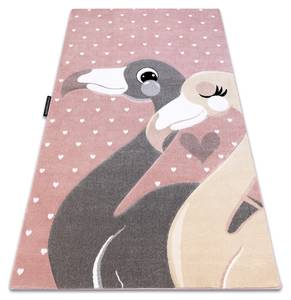 Tapis Petit Flamingos CŒurs Ros 180 x 270 cm