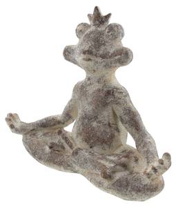 Frosch Entspannung Grau - Kunststoff - 42 x 36 x 19 cm