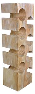 ROMANTEAKA Weinregal IV Braun - Massivholz - Holzart/Dekor - 18 x 70 x 21 cm