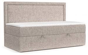 Boxspringbett Luvi Braun - H3 - Tiefe: 100 cm