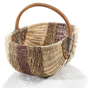 Aufbewahrungskorb BROWNREEDBIN Braun - Rattan - 31 x 19 x 49 cm